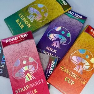 Road Trip Mushroom Chocolate bars